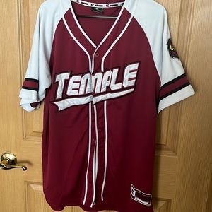 Temple University Baseball Jersey - L